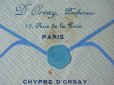 画像2: アンティーク パフュームカード CHYPRE D'ORSAY (2)