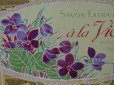 画像3:  アンティーク サボンラベル 菫 SAVON EXTRA-FIN A LA VIOLETTE-PAUL TRANOY- (3)