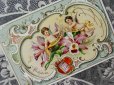 画像1: 1896年 アンティーク クロモ  蘭の花と天使たち DRCHIDEEN-LIEBIG- (1)