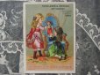 画像2: アンティーク クロモ 人形で遊ぶ少女たち-PORCELAINES&CRISTAUX ALP SE VAUVRAY- (2)