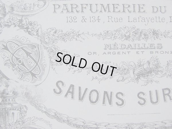 画像2: アンティーク サボンラベル SAVONS SURFINS-PARFUMERIE DU NORD PARIS-