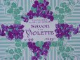 画像1: アンティーク サボンラベル 菫 SAVON A LA VIOETTE-SAVONNERIE DU VAL DES ROSES PARIS- (1)