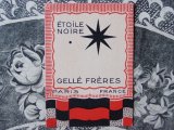 アンティーク 黒い星のパフュームカード ETOILE NOIR-GELLE FRERES PARIS-