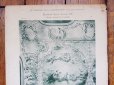 画像2: 19世紀末 アンティーク 版画  ルイ15世スタイル 天使たちと花のガーランドの天井のオーナメント-LE JOURNAL DE LA DECORATION- (2)