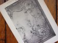 画像1: 19世紀末 アンティーク 版画  ルイ15世スタイル 天使と蝶々の天井のオーナメント-LE JOURNAL DE LA DECORATION- (1)