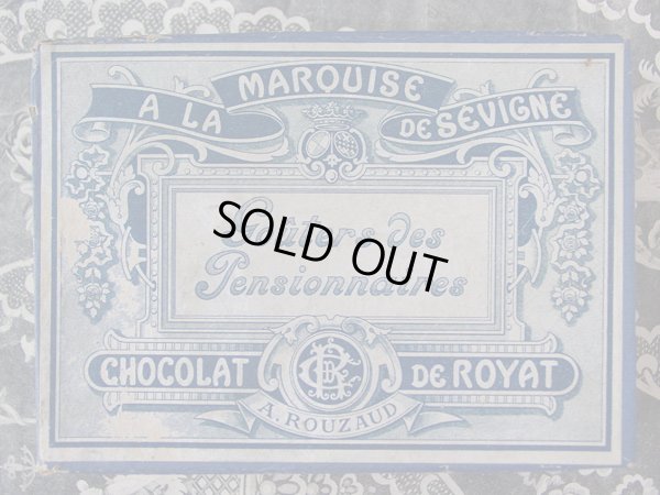 画像3: 1910年代 アンティーク 『マルキーズ・ ドゥ・セヴィニエ』のチョコレートの紙箱- MARQUISE DE SEVIGNE -