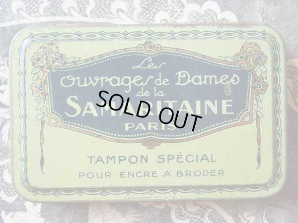 画像1: アンティーク 刺繍用スタンプ台 OUVRAGES DE DAMES DE LA SAMARITAINE PARIS