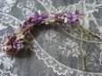 画像2: アンティーク 薄紫の花のコサージュ (2)