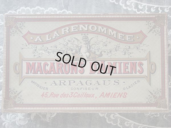 画像2: アンティーク AMIENSのマカロン 天使の紙箱 MACARONS D'AMIENS-ARPAGAUS-