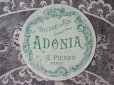 画像1: アンティーク パウダーボックスのラベル POUDRE DE RIZ EXTRA-FINE ADONIA-A.PICARD- (1)