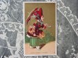 画像2: アンティーク クロモ 散歩する帽子屋の少女 JE SUIS MODISTE & MODESTE-CHOCOLAT GUERIN BOUTRON- (2)