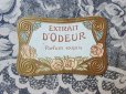 画像1:  アンティーク 淡いピンクの薔薇のパフュームラベル EXTRAIT D'ODEUR PARFUM EXQUIS (1)