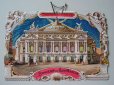 画像3: アンティーク クロモ オペラ座 ステンドグラス風透かし柄 THEATRE DE L'OPERA SOUVENIR DU BON MARCHE-AU BON MARCHE- (3)