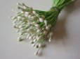 画像3: アンティーク ペップ コサージュ用 真っ白な花飾り  (3)