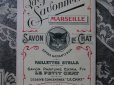 画像3: 1928年 アンティーク SAVON LE CHAT 猫のカレンダー手帳-C.FERRIER&CIE.MARSEILLE- (3)