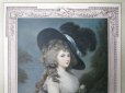 画像1: 1909年 アンティーク サマリテーヌのカレンダー 『デヴォンシャー公爵夫人』-GRANDS MAGASINS DE LA SAMARITAINE- (1)