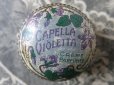 画像1: 1900年代 アンティーク 菫のワセリン缶 CAPELLA VIOLETTA CREME PARFUMEE (1)