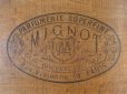 画像1: 19世紀 アンティーク  香水瓶の木箱 PARFUMERIE SUPERFINE MIGNOT (1)