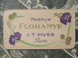 画像1: 1923年 アンティーク パフュームカード  FLORAMYE-L.T.PIVER-  (1)