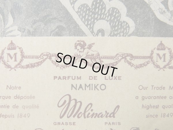画像2:  アンティーク 天使のパフュームラベル PARFUM DE LUXE NAMIKO-MOLINARD-