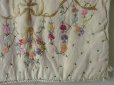 画像5: アンティーク  リボン刺繍の花とリボンのガーランド  ハンカチ用 ポシェット (5)