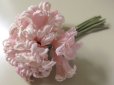 画像1: アンティーク 淡いピンクの花のコサージュ (1)