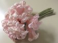 画像1: アンティーク 淡いピンクの花のコサージュ (1)
