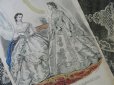 画像1: 1865年 アンティーク モード版画 コミュニオンドレスの少女たち LE CONSEILLER DES DAMES&DES DEMOISELLES (1)