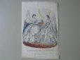 画像2: 1865年 アンティーク モード版画 コミュニオンドレスの少女たち LE CONSEILLER DES DAMES&DES DEMOISELLES (2)