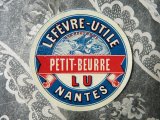 1900年代 アンティーク ラベル 『LU』 PETIT-BEURRE -LEFEVRE-UTILE NANTES-