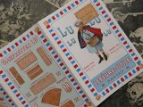 1924年 アンティーク クロモ 『LU』見開き型 カレンダー付 お菓子のカタログ -LEFEVRE-UTILE-