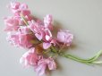 画像1: アンティーク ピンクの花のコサージュ (1)