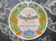 画像1: アンティーク パウダーボックスのラベル  POUDRE DE RIZ LA MARJOLAINE -F.MOREAU&FILS- (1)