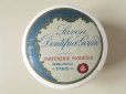 画像2: アンティーク セラミック製 歯磨き粉のソープボックス SAVON DENTIFRICE -PARFUMERIE FLOREINE- (2)