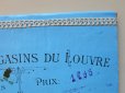 画像4:  未使用 アンティーク 青の台紙付き クロシェレース 10m COMPTOIR DES DENTELLES -GRANDS MAGASINS DU LOUVRE PARIS- (4)