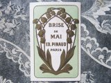 1912年 アンティーク 鈴蘭のパフュームカード BRISE DE MAI-ED.PINAUD PARIS-