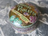 アンティーク 菫のワセリン缶 VASELINE VIOLETTA-PARFUMERIE CENTRALE PARIS-