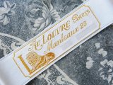 アンティーク 刺繍入りネームタグ 10ピースセット ルーブル百貨店  -GRANDS MAGASINS DU LOUVRE-