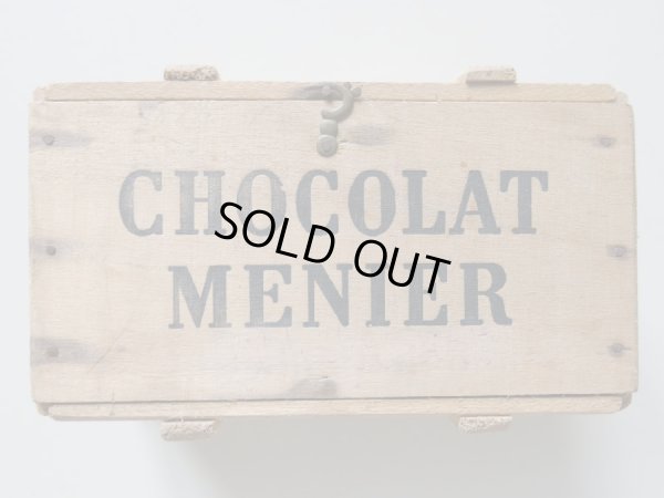 画像4: アンティーク ショコラ ムニエ チョコレートの木箱-CHOCOLAT MENIER-