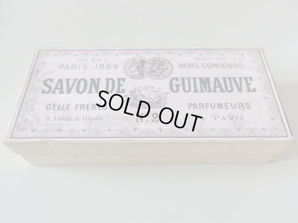 画像2: 19世紀末 アンティーク ソープボックス  SAVON DE GUIMAUVE -GELLE FRERES-