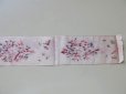 画像5: アンティーク 花模様 ピンクのぼかし織リボン 77cm (5)