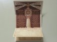 画像2: 1901年 アンティーク クロモ 『LU』ウエハース型 見開きカレンダー GAUFRETTE VANILLE -LEFEVRE-UTILE- (2)