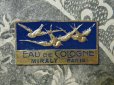 画像1: アンティーク 燕のパフュームラベル EAU DE COLOGNE -MIRALY PARIS- (1)