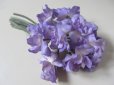 画像2: アンティーク 紫の花のコサージュ (2)