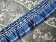 画像2: 19世紀末 アンティーク ジャガード織   フリルリボン リネン製  1.8m (2)
