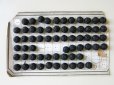 画像2: 19世紀末 アンティーク シルク製 くるみボタン  63ピース1.2cm 黒 (2)