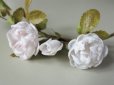 画像3: アンティーク セラミック製 淡いピンクの薔薇のコサージュ (3)