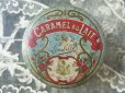 画像1: 19世紀末 アンティーク 薔薇のガーランド キャラメルのお菓子箱 CARAMEL AU LAIT  (1)