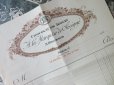 画像1: 1910年代 アンティーク ショコラティエ『マルキーズ•ドゥ•セヴィニエ』の注文書 薔薇のガーランド CHOCOLAT DE ROYAT A LA MARQUISE DE SEVIGNE - MARQUISE DE SEVIGNE - (1)