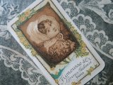 アンティーク 薔薇のパフュームカード FRIMOUSSE D'OR -LORENZY-PALANCA PARIS-